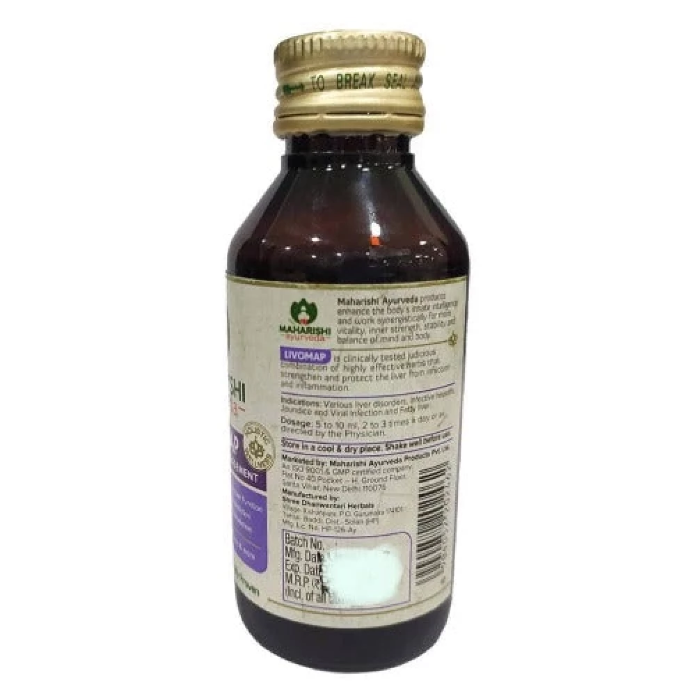 Maharishi Ayurveda Livomap Syrup For Liver Health, 200ml-2.webp